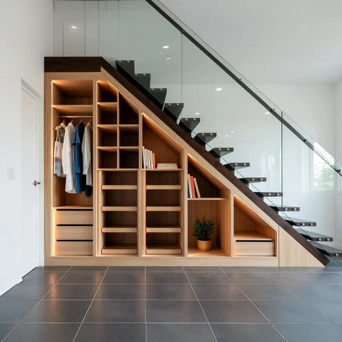 Hoxton Under Stairs Wardrobe London