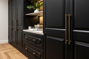 Verona arched wardrobe doors — detail