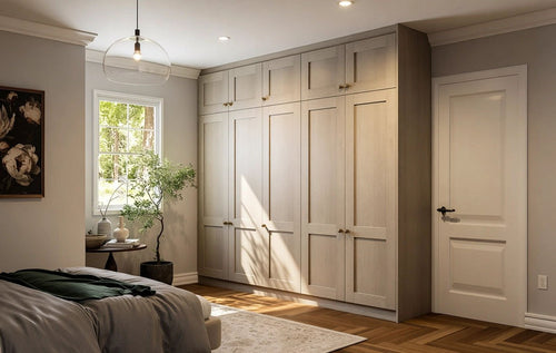 Oak Fitted Wardrobe, Made to Measure in London