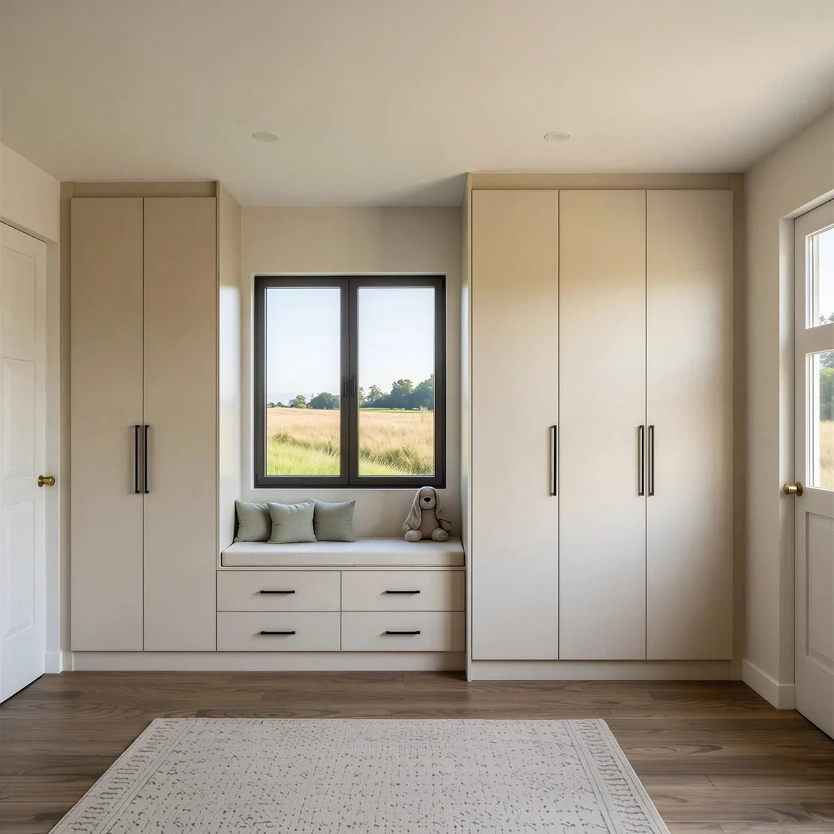 fitted window seating wardrobes London