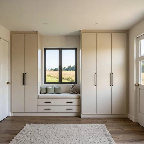 Hampton Window Seat with Wardrobes London