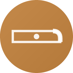 Worktop Front Edge — edge profile diagram
