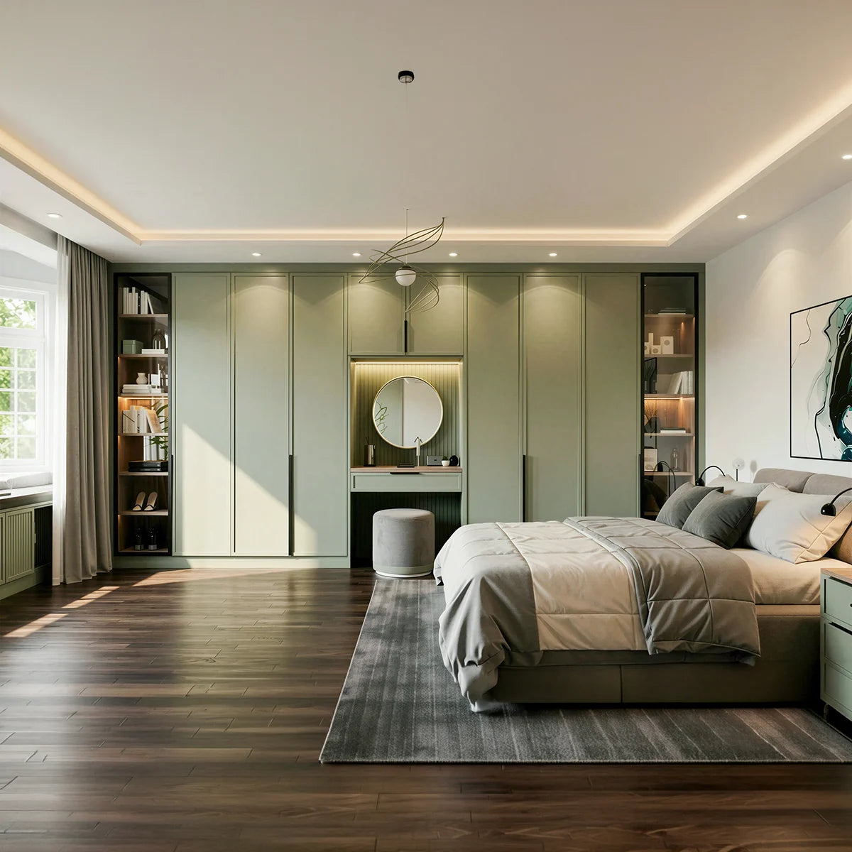 bespoke hinged door wardrobe London
