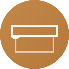 Sealed Worktop Joint — edge profile diagram