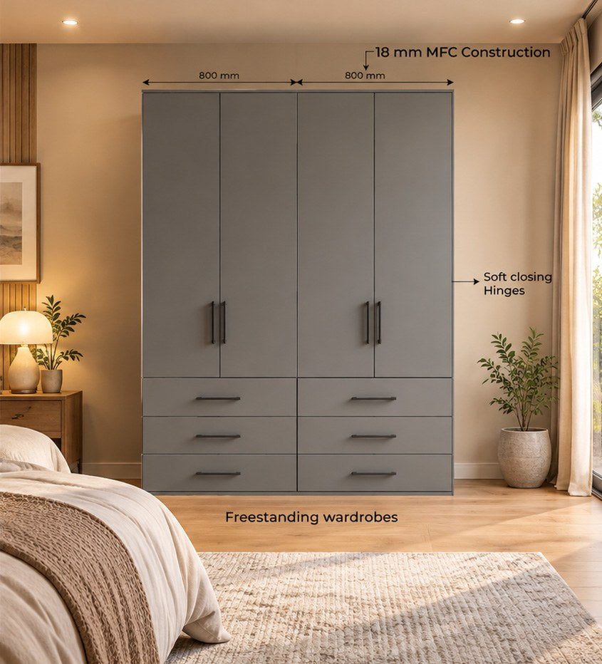 Level 2: the Essential Plus module with external drawers, doors closed