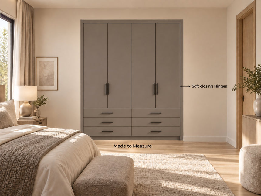 Level 3: made to measure, wall to wall, doors closed