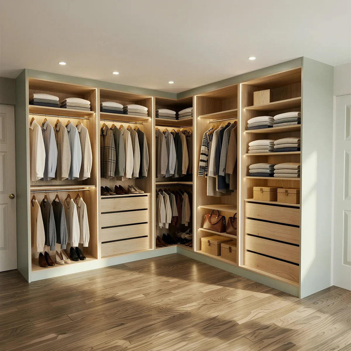 metro bespoke walk-in wardrobe London