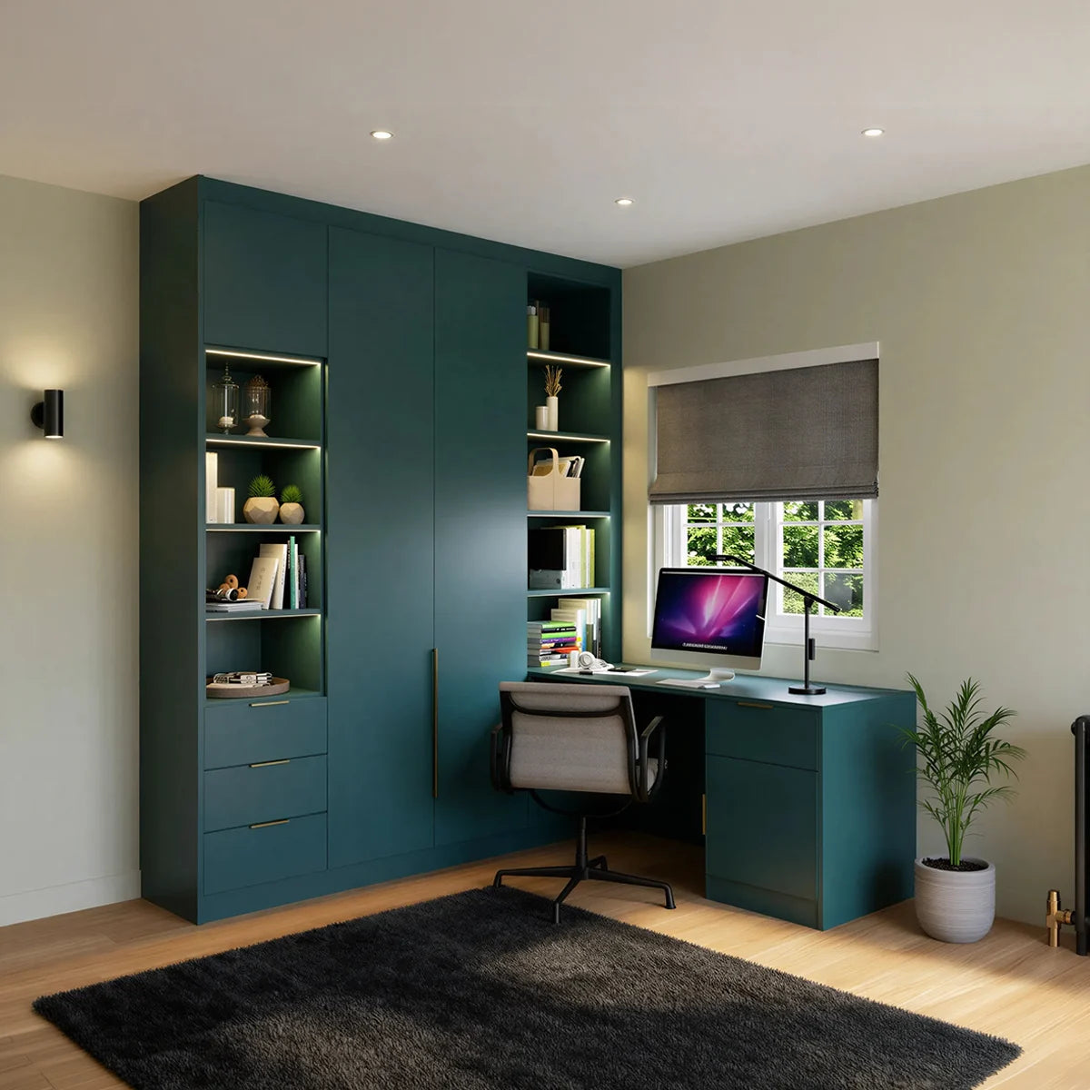 <p>When the office is properly built, the work follows.</p>