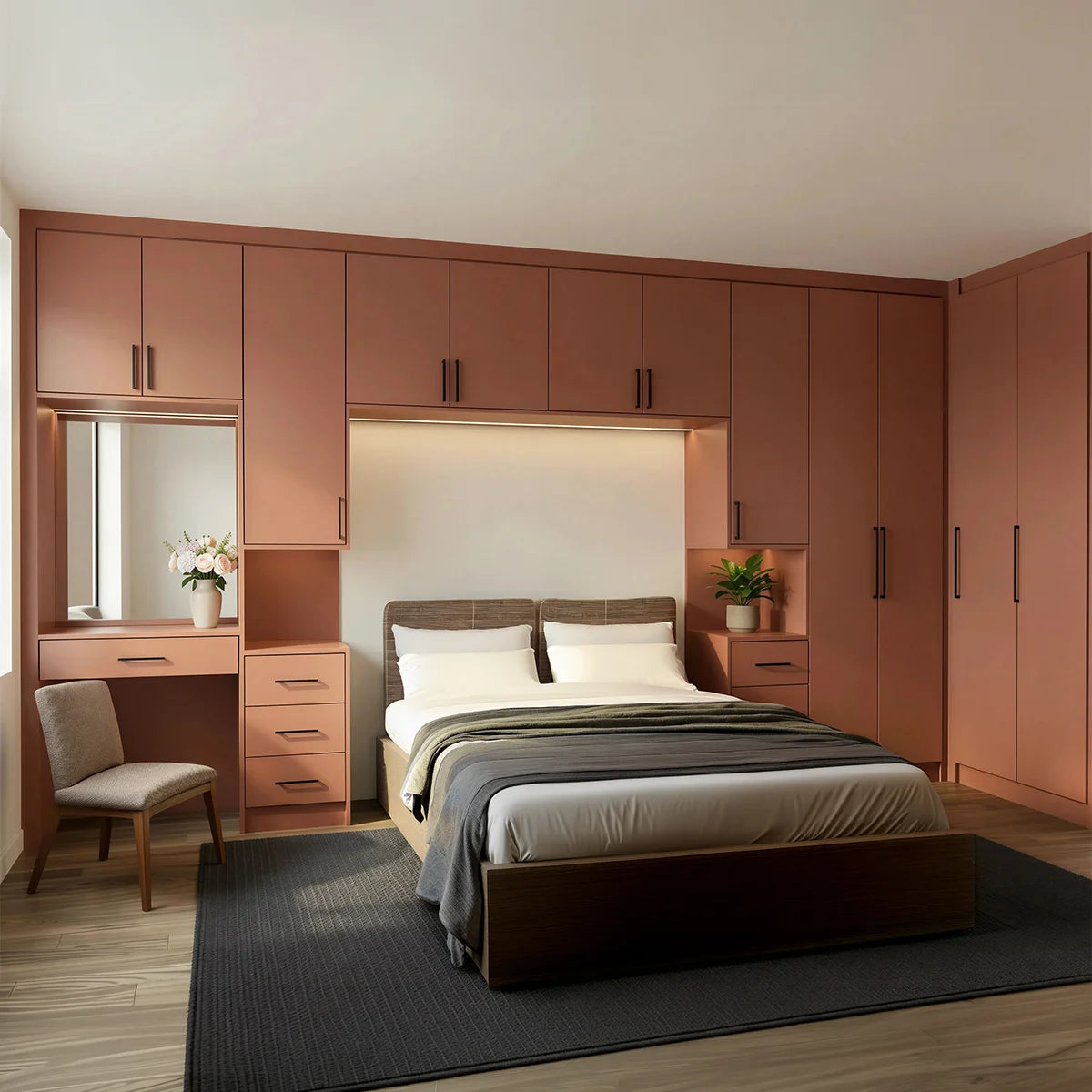 over-the-bed hinged door wardrobe London
